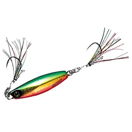 Hayabusa FS416 Jack Eye Grokki Metal Jig, 1.1 oz. (30 g), #4 UV Red-Green-Gold FS416