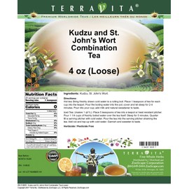 Kudzu and St. John's Wort Combination Tea (Loose) (4 oz, ZIN: 518635)