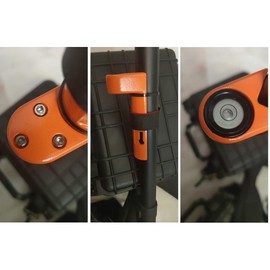 Povxlum Centring Rod Carbon Fibre Levelling Level for Right Angle Water Scales Portable Vertical Water Scales Orange