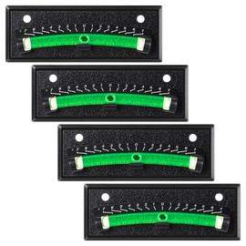 Dunkive 4 Pack Rv Level Bubble,graduated Scale Levels for Precision Leveling,stick on Leveling System for RV, Camper, Trailer and Caravan, High Visibility Bubble Level, Black