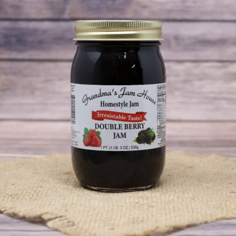 Grandma's Jam House All Natural USA Made Homestyle Double Berry