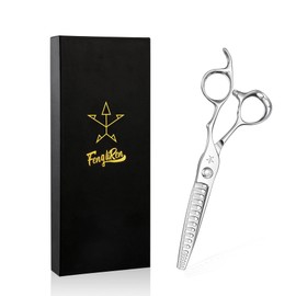 Fengliren - Tijeras profesionales para adelgazar el cabello, tijeras de corte de pelo, tijeras de peluquería texturizante, 5.8 pulgadas, aleación de acero inoxidable avanzada para hombres y mujeres