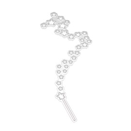 Lazzboy Stencil Cutting Dies Metal Die Paper Card Arts Hand Craft Decorative for Sizzix Big Shot/Other Machines(C, Little Stars)