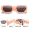 SOJOS Polarized Sunglasses Womens Mens Retro Rectangle Sun Glasses Trendy