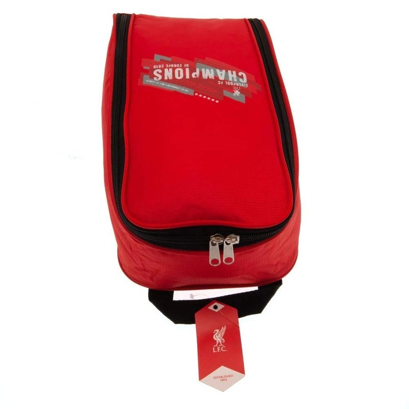 Liverpool Fc Champions of Europe Red Football Boot Bag Shoe