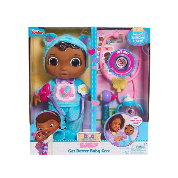 Doc McStuffins Get Better Baby Cece, Officially Licensed Kids Toys for Ages 3 Up by Just Play