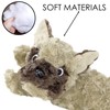 Novelty Pug Dog Design Draft Excluder - Beige Cushion Door