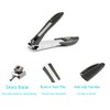 QYLHH Nail Clippers Manicure Set Anti Splash Fingernail Cutter Pedicure