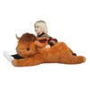 Highland Cow Stuffed Animal - 38.5" Dark Brown Giant Cows