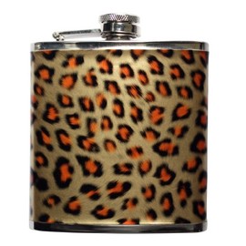 Island Dogs Flask, Leopard