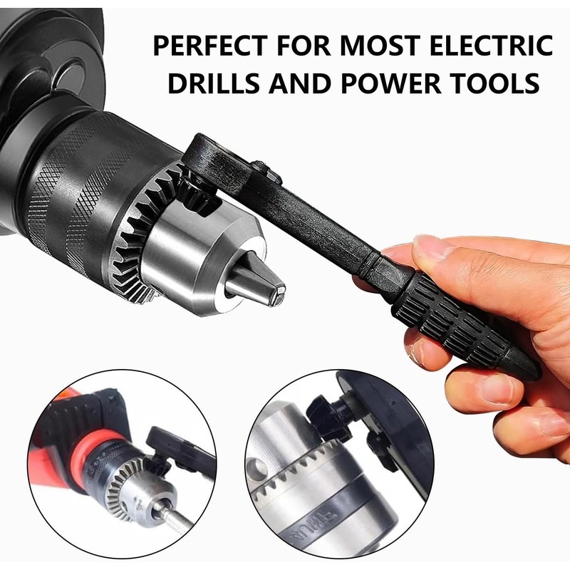 3 in 1 Drill Chuck Ratchet Spanner, Chuck Key Replacement
