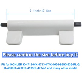 Toilet Seat Parts, Toilet Cover Repair Kit 1150464-0/1109093-0 Hinge Kit Hinges Assembly for Elongated Toilet Seat Compatible with Kohler