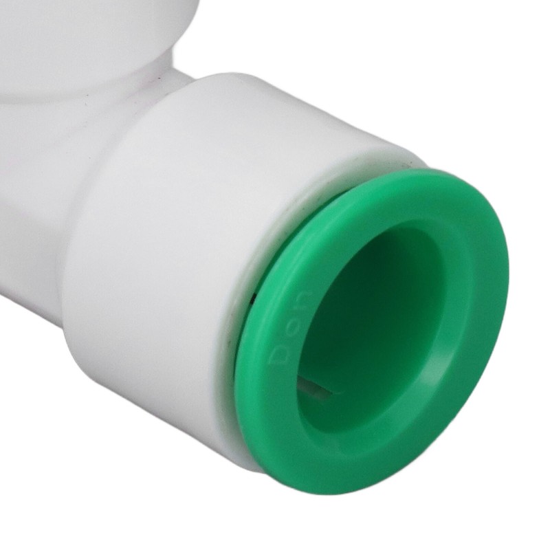 10Pcs Tee Connector 3 Way Quick Connect Push Water Pipe