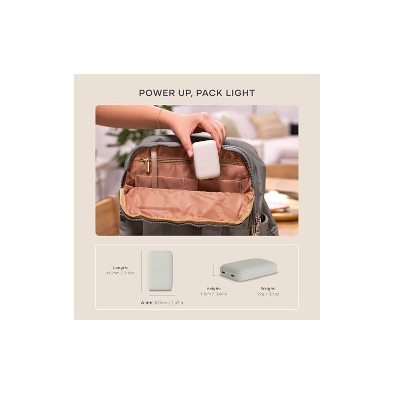 SATECHI OntheGo Cargador de Pared 67W, GAN USB-C, PD 3.0+PPS,