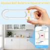 10 Pcs Sliding Cabinet Latches, U Shaped Cabinet Door Locks,