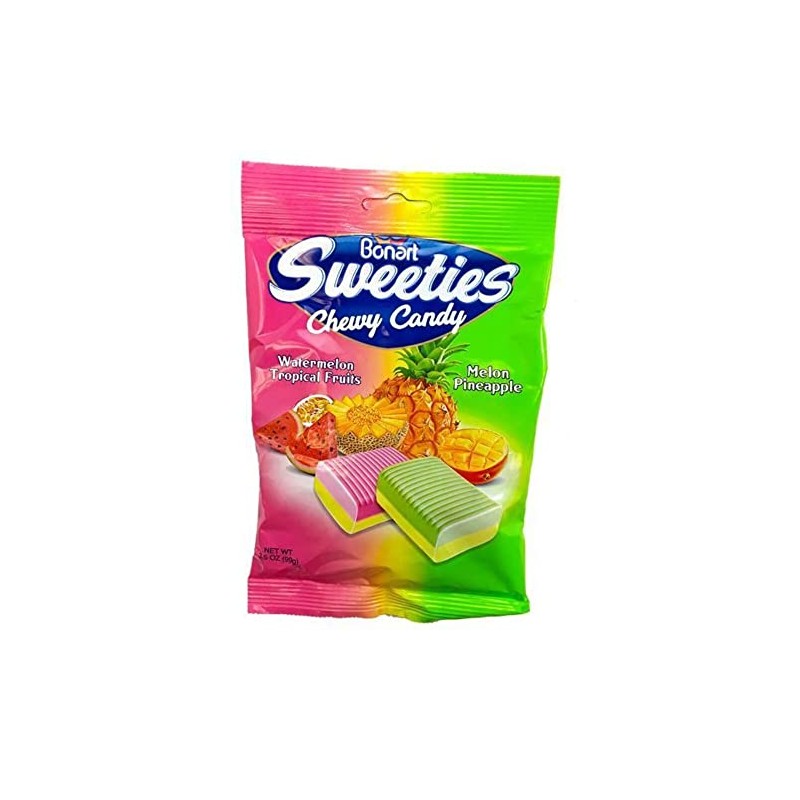 Bonart Sweeties Watermelon Tropical Fruits and Melon Pineapple Flavor