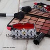 Motique Accessories Diamond Pattererned Fabric Lipstick Case with Mirror for