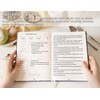 Blank Recipe Book with Waterproof Hardcover, Recipe Book to Write