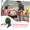 Outanaya Hand Crank Bbq Fan Portable Fire Blower Utility Blower