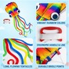 2 Pcs Kites for Adults, Giant Rainbow Soft Octopus Kites