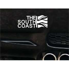 The South Coast Flag Car Decal Sticker JDM Dub Euro Race Drift Funny Surf