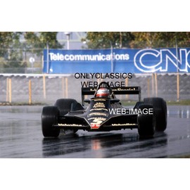 OnlyClassics 1978 Mario ANDRETTI John Player Lotus AUTO Racing Photo Grand Prix Formula ONE