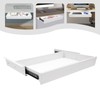 YIYIBYUS Under Desk Mounted Sliding Pull-out Drawer Storage Organizer Workstation,