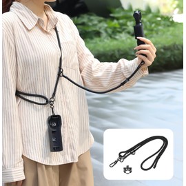 Osmo Pocket 3 Strap, Osmo Pocket 3 Strap, Neck Strap, Drop Prevention, Osmo Pocket 4, Osmo Pocket 3 /Action 6/5pro/4/3/Insta360 X5/X4/ace pro/GoPro Series, Osmo Pocket 3, Accessories AC-52
