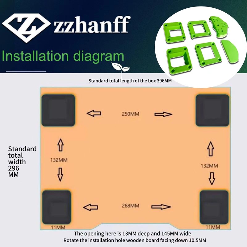 3D Printing Bottom Fixing Buckle for DIY Fun - Compatible