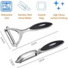 Premium Stainless Steel Vegetable & Fruit Peelers – Ergonomic Y