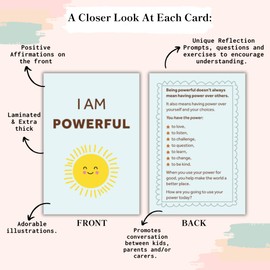 Meditation Fairy - Set of 30 Affirmation Cards for Kids - Award-Winning Mindful Affirmations Cards Set for Confidence Boosting - Created by a Certified Meditation & Mindfulness Teacher