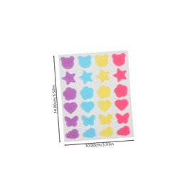 Beavorty 5 Pack Face Mole Patches Stickers Gentle and Non-slip Waterproof for Quick and Easy Application