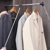 STORKING Pull Down Closet Rod 21"-26", Pull Down Adjustable Side