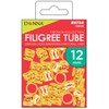 DONNA Filigree Tube 12mm GOLD