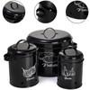 Frcctre 3 Pack Vegetable Storage Tins, Potato Onion Garlic Storage