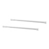 Tabanzhe Curtain Rods-2PCS Extendable Curtain Rod 30-50cm Long Adjustable Tension