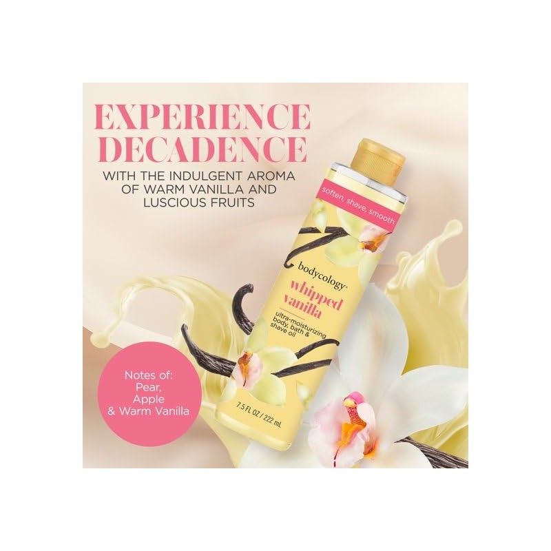 Generic Whipped Bodyc.ology Vanilla Body Oil, Bath & Shave Oil,