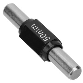 External micrometer standard calibration block, universal stainless steel calibration rod (25/50/75/100 mm) for checking detection (50 mm).