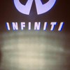Infiniti Welcome Courtesy Car Door Decor - Quantity: 4 Pack