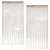 String Curtains Set, 100 x 200 cm Thread Curtain, Glitter,