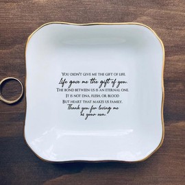 BAT TRANG Ceramic Jewelry Tray, Mother Of The Groom Gifts From Bride, Mom Ring Dish, To Mom From Bride, Mother Of Groom Gift, Mother In Law Gifts, Stepmother Gifts From Daughter