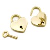 SDTC Tech Antique Cabinet Duckbilled Toggle Hasp Latch and Heart-Shaped