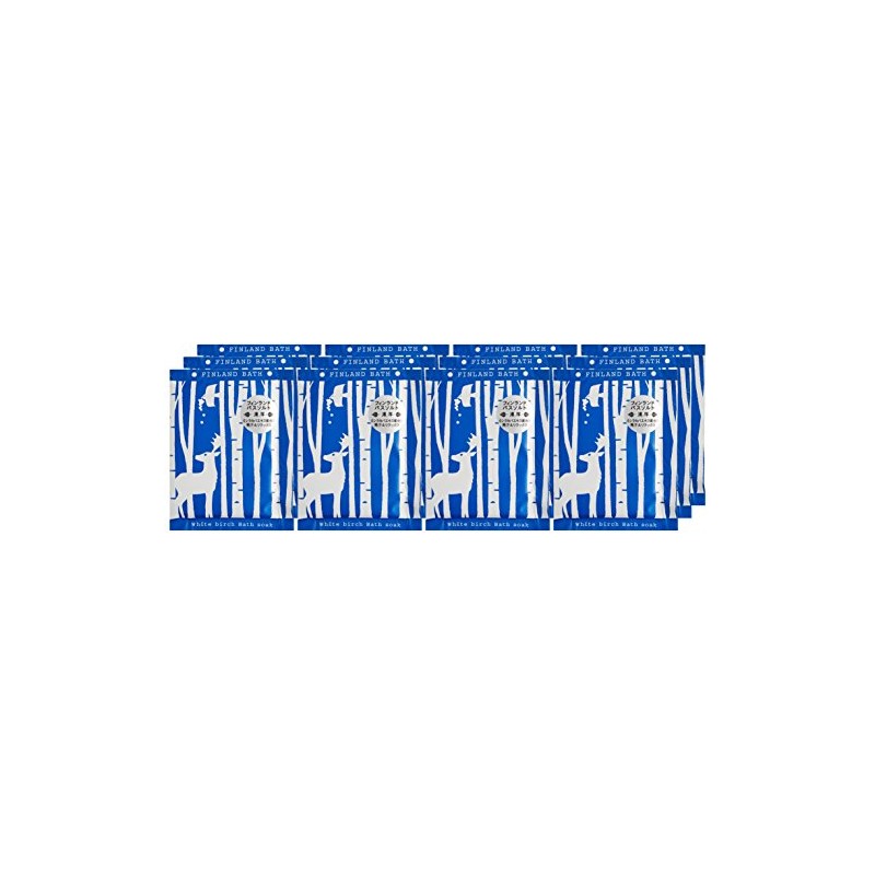 Finnish Bath Soaks Set of 12 White Birch