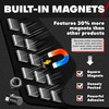 C&T 4-Piece Magnetic Tool Mat Set, Flexible Magnetic Mats in