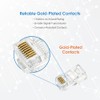 Conector RJ45 Cat6 UTP 8P8C Para Cable Ethernet Multifilar Bote