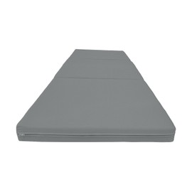 Danfuton Gray Trifold Foam Bed, Shikibuton, Folding Ottoman Mat Sit Sleep 3 x 27 x 75