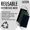 Reusable Face Mask GENERISE Double Fabric Cotton Face Mask x4