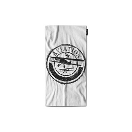 AOYEGO Airplane Hand Towel Stamp with The Text Aviation Sky Flight Wings Jet Machine Hand Towels Lightweight Decorative 30X15 Inch Soft Polyester-Microfiber for Kitchen