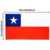 Chile Flag,Chilean Flag 3x5,Chile Flag 3x5 Outdoor Double Sided,Embroidered Chile