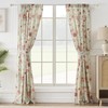 Greenland Home Antique Rose 100% Cotton Curtain Panel Pair, 42